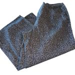Plus Size Women’s Animal Print Jeans Unbranded Size 4XL Elastic Back Grey Black Photo 0
