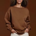 Nuuds OG Crewneck Sweatshirt L Chocolate Brown Size L Photo 0