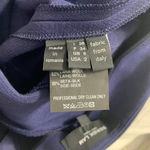 Derek Lam ‎ Contrast-Seam Flare Trousers Navy Blue Photo 12