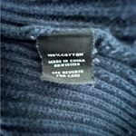 525 America  Navy Blue Cotton Knit Sweater Size X-Small Photo 4
