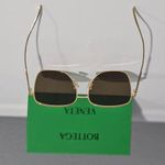Bottega Veneta BV0305SA 004 59 16 145 XL Gold Frame Gold Lens Sunglasses V5N14 Photo 8