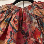 Ulla Johnson  Silk Tahlia Midi Dress Coral Bloom Asymmetric Sleeve‎ Size 4 Small Photo 14