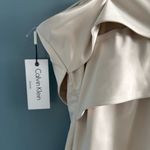 Calvin Klein Tiered Sheath Satin Dress Photo 6