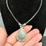 Lia Sophia RLM Soho Lapis Gemstone Bracelet & Teardrop Pendant Cord Necklace Set Photo 7