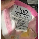 Lilly Pulitzer Vintage  Patchwork Cotton Short Skirt Size 6 Lemons Floral Photo 2