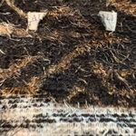 Alberto Makali Vintage 90s Shaggy Zebra Boatneck Poncho Sweater, Sz S/M Photo 13