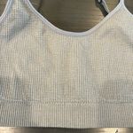 Lucky Brand Ribbed Gray Bralette Photo 1