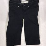 Fared Size 3 Black Faded Jean Butt Lifter Bermuda. New With Tags Photo 0
