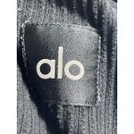 Alo Women's Black Hoodie Hooded Yoga Athletic Cropped Sweatshirt Top Size M/L Size M Photo 2