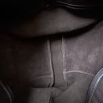 Leather Large Tote Shoulder Bag Chocolate Brown Double Straps Laptop Bag CLASSIC Photo 6