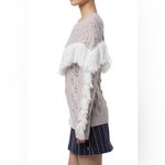 AUMR Ulla Merino Wool Sweater In Ivory/Oatmeal White Size XS Photo 2