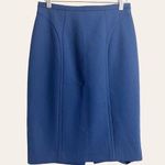 Reiss Women's Solid Navy Blue Straight Pencil Skirt Size 4 Photo 0