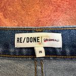 Re/Done Blue 5 Pocket Low Rise Skinny Crop Jeans Size 26 Photo 1