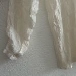 Nasty Gal  Cream Textured Oversized Long Sleeve Beach Shirt Photo 6