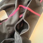 Bebe Black and Pink Capris Photo 4