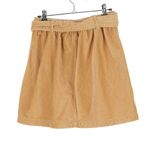 American Eagle  Tan Camale Belted Corduroy Mini Skirt Small Photo 3