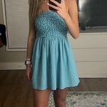 American Eagle  strapless dress mini blue Photo 0