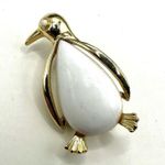 Gerrys vintage white and gold penguin brooch Gold Photo 1