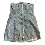 Le lis  Blue Floral denim dress size L Photo 0