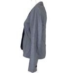 Banana Republic Women’s 8 Gray Single Button Casual Blazer Office Work Wear Photo 3