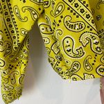ZARA Bandana Paisley Printed Twist Tie Front Blouse size XS Photo 6
