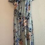 Lildy Womens Dress Size L XL Off Shoulder High Low Hem Floral Ruffle. Size L Photo 0