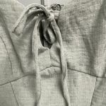 Francesca's  NEW Sage Green Dress Size XS Tie Front Ruffle Hem Sundress Photo 1