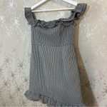 Princess Polly  Gingham Mini Ruffle Dress Photo 3