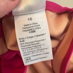 J.Crew NWT ‎ Ruched Femme One Piece Swim Dress Pink 16 Plus Size 0373 Photo 6