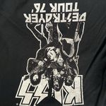 Kiss Graphic Tour Sweatshirt Black/White Size Small Black Photo 1