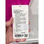 Lululemon NWT  Align Romper Bodysuit 8" Built-In Shelf Bra Sonic Pink Women's 4 Photo 3
