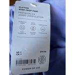 Athleta New  M Elation Wide Crop Pants Purple Size Medium Yoga Pants Photo 4