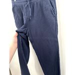Rebecca Taylor  Gauze Pull On Navy Jogger Drawstring Pant Size 2 Photo 3