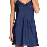 VTG Y2K Elegant Navy Blue Women's mini Slipdress night L Size L Photo 0