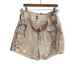 Johnny Was ✨ Emery Belted Embroidered Cargo Sz 12 Shorts✨ Photo 4