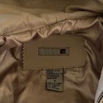 Buckle Vintage Y2K  Tan Leather Hooded Granola Girl Moto Jacket Size M Photo 5