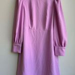 J.Crew Long Sleeve Dress Button Detail 365 Crepe Sundrenched Peony Lilac Size 6 Photo 1
