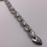 Women’s Silver Tone / Rhinestone Necklace Adjustable Length Costume Jewelry Photo 3