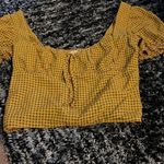 Urban Outfitters  small plaid crop top Photo 3