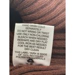 Pink Rose  Brown Ribbed Mock Neck Sleeveless Cutout Midi Dress Size S Photo 9