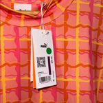 Puma Dani Dazey golf shirt xxl stretch abstract plaid bright NEW Photo 4