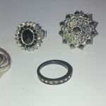 5 Rings Adjustable & Sizes 6 & 8 Vintage Boho Statement Rings Photo 2