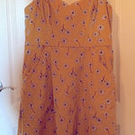 Market & Spruce  Yellow Daisy Jumpsuit size Large Photo 0