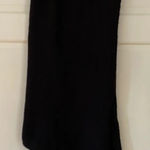 BohoBlu New with tag‎ giftable black sweater scarf uneven asymmetrical hem knit Photo 0