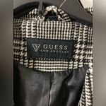 Guess Glen Plaid Detail Skirt Wool Blend Coat Photo 2