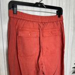 J.Crew  Zip Up Seaside Pant Lyocell Dark Salmon Coral size 4 AJ454 Photo 3