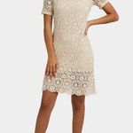 Guess "Charlotte" Boho Crochet Lace Mini Dress Women Size S Cottage Cocktail Photo 1