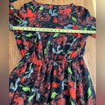 Mossimo Floral Print Long Sleeve Midi Dress Modest Victorian Style Elastic Cuff Photo 7