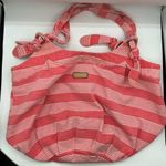 United Colors Of Benetton Striped Rare Vintage  X-Large Cotton Beach Bag Handbag Photo 1