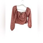 Lush Clothing Lush long sleeve mauve crop top size small Photo 1